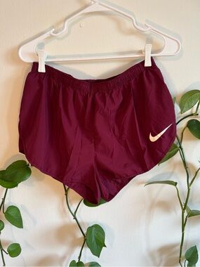 Nike Burgundy Athletic Shorts